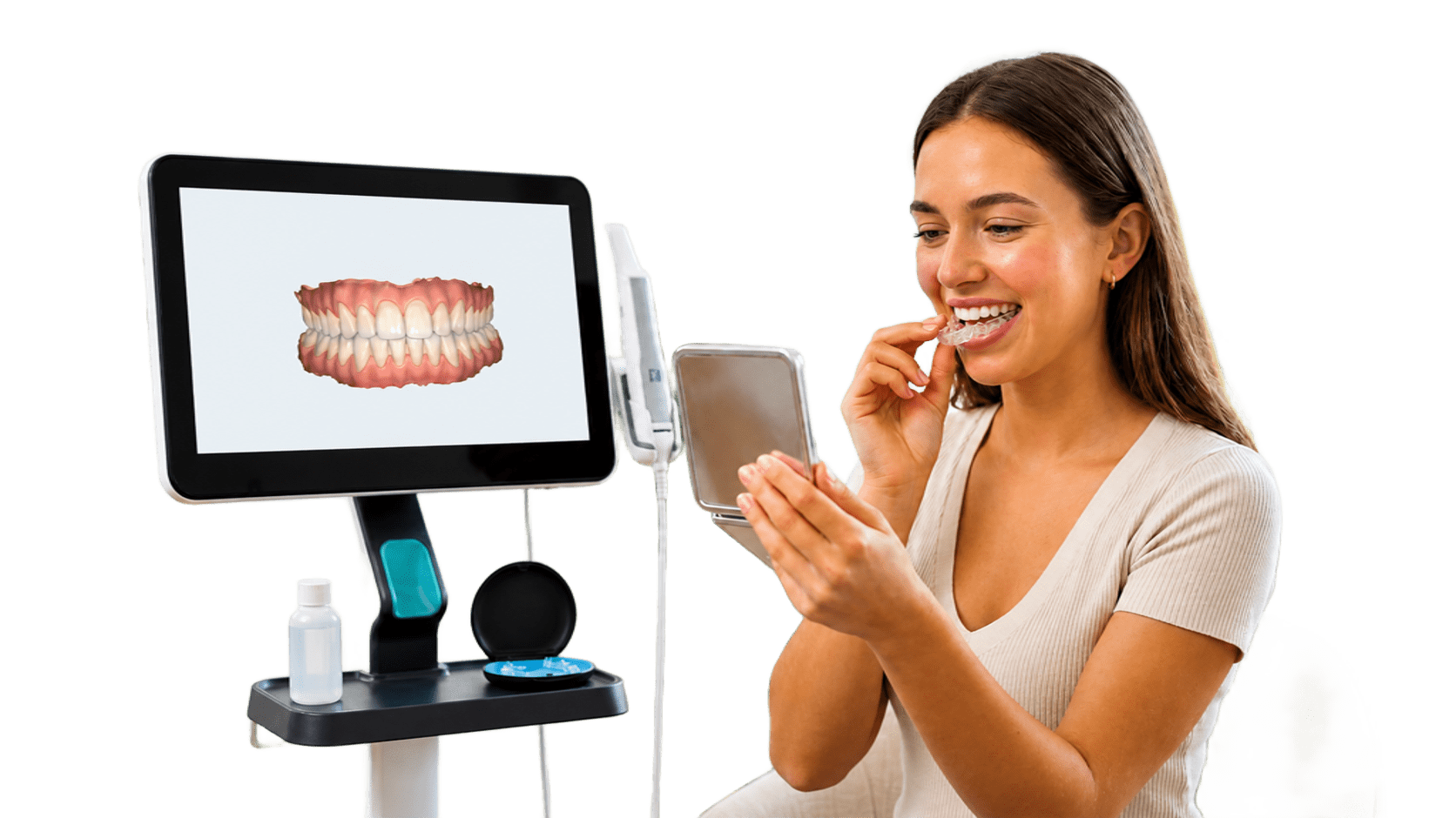 Présentation d'un traitement Invisalign au cabinet Neosmile